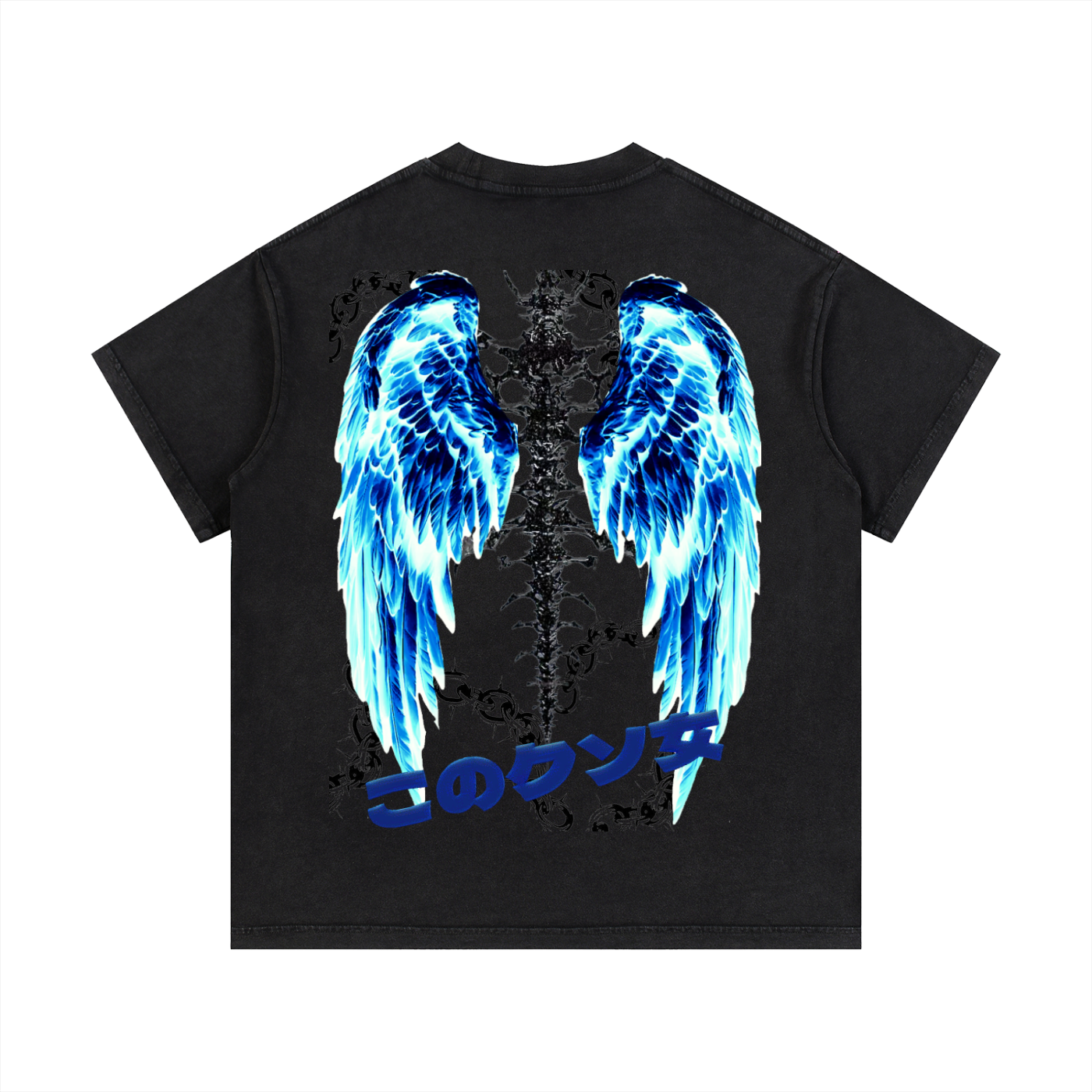 Tiger wings Vintage Wash Cotton T-Shirt