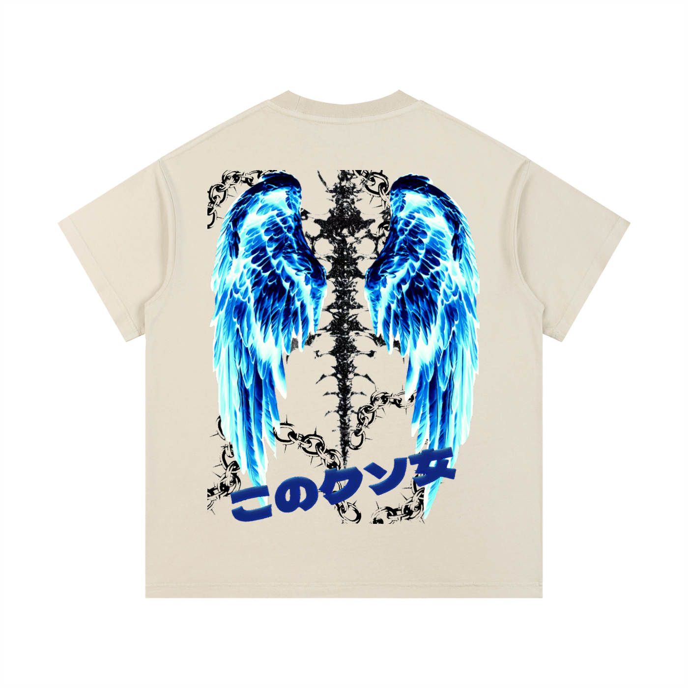 Tiger wings Vintage Wash Cotton T-Shirt